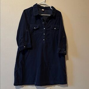 Women’s Old Navy navy corduroy dress, XL